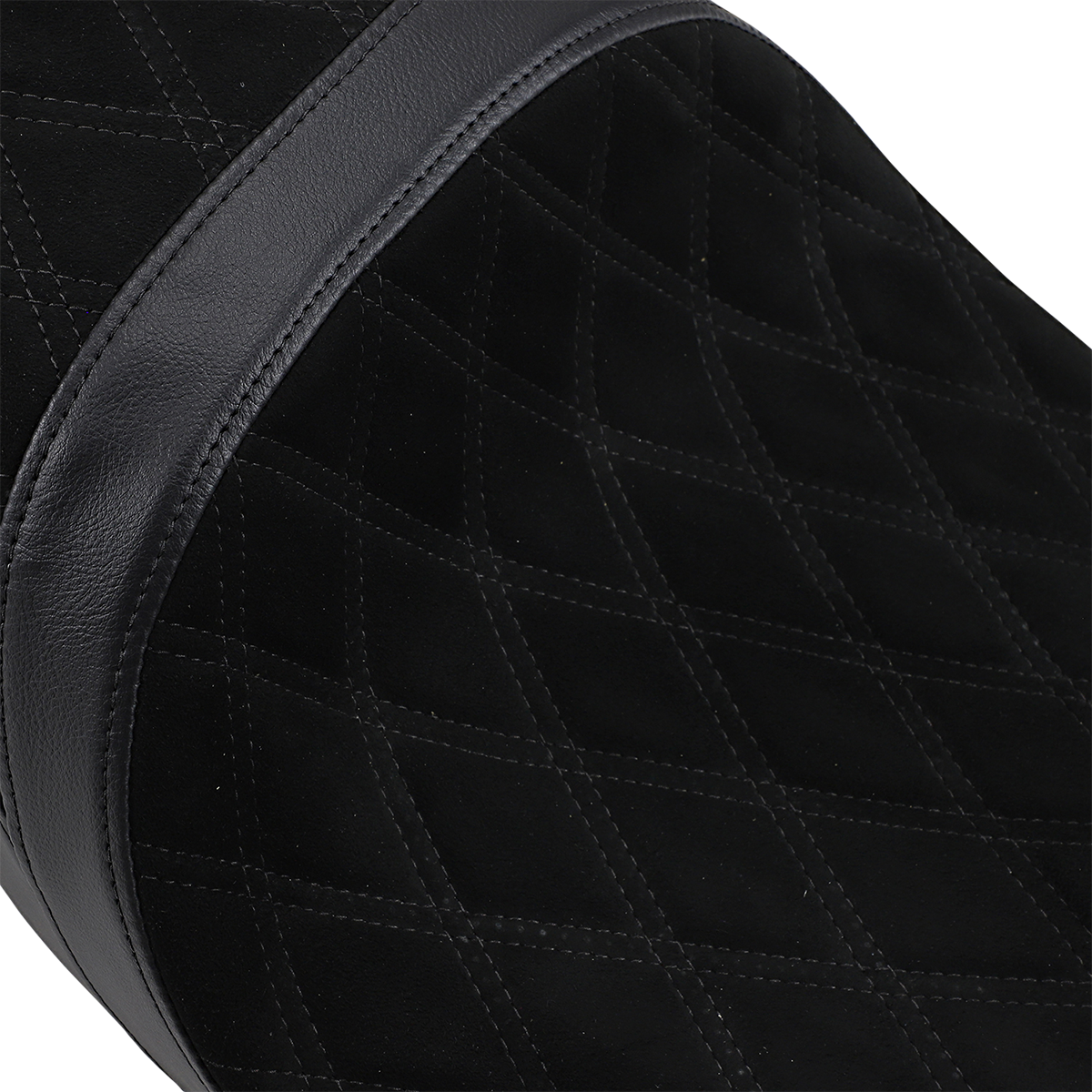 DRAG SPECIALTIES SEATS, DRAG SPECIALTIES SEATS Low Touring Seat with Vinyl and Faux Suede for Harley FL 2008-2023, Part No. 0801-1070