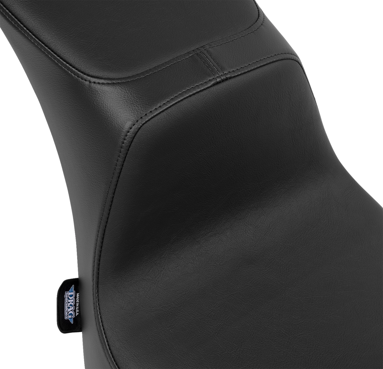 DRAG SPECIALTIES SEATS, DRAG SPECIALTIES SEATS Performance Predator 2-Up Seat for FL '00-'17 - Vinyl, Smooth (Part #4689A)