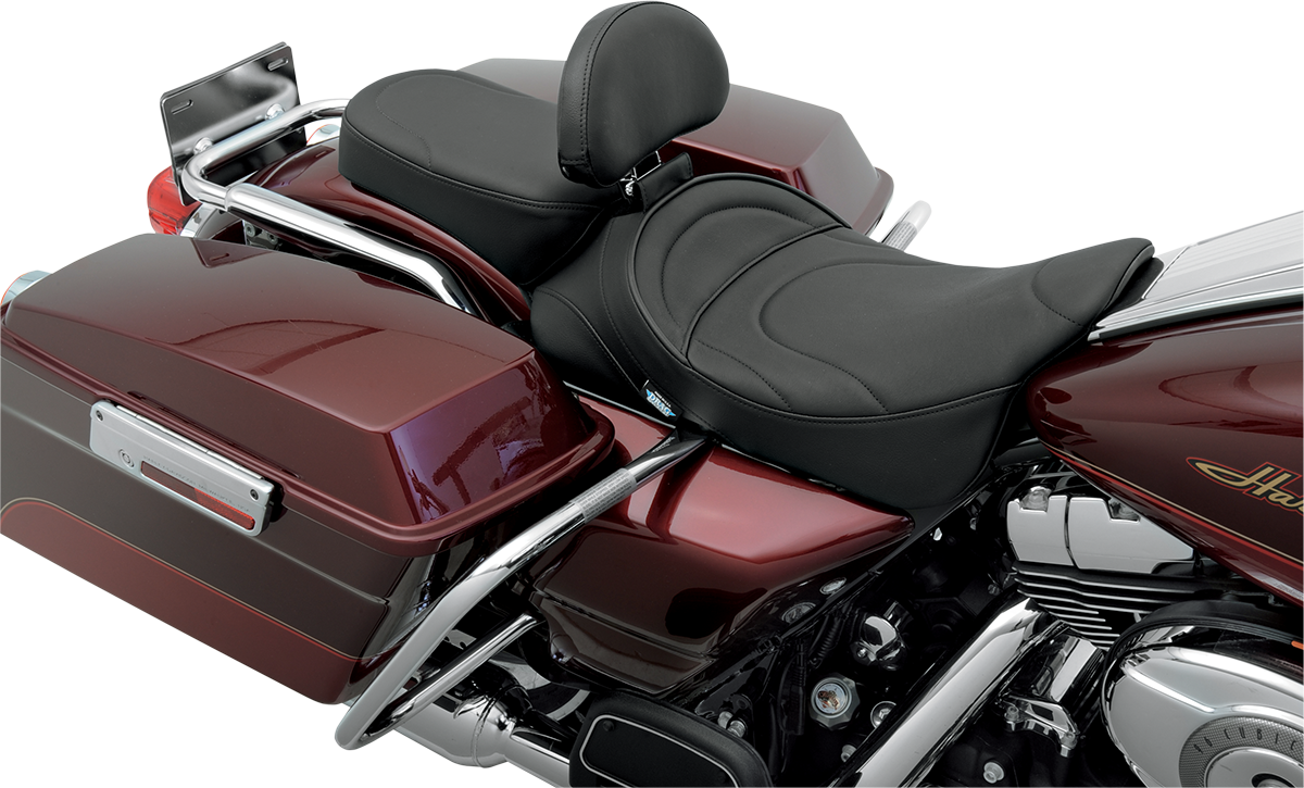 DRAG SPECIALTIES SEATS, Drag Specialties Seats Pillion Seat - Mild Stitched Narrow for FL '99-'22 - Part 0801-0469