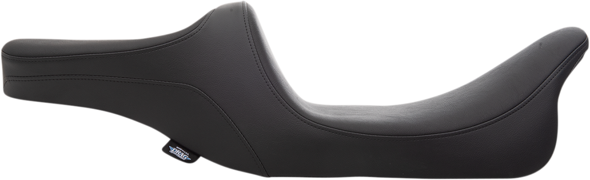 DRAG SPECIALTIES SEATS, DRAG SPECIALTIES SEATS Predator III 2-Up Seat - Smooth Black for Harley-Davidson FL '99-'07 (Part #0801-1307)