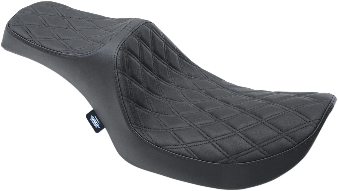 DRAG SPECIALTIES SEATS, DRAG SPECIALTIES SEATS Predator III Seat for FXR '82-'00, Double Diamond Black Stitching, Part Number 0805-0135