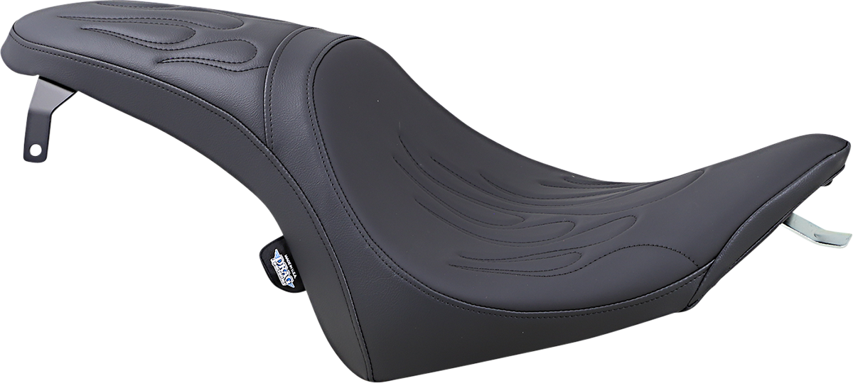 DRAG SPECIALTIES SEATS, DRAG SPECIALTIES SEATS Predator Seat - Flame Stitched for Vegas 0810-1597