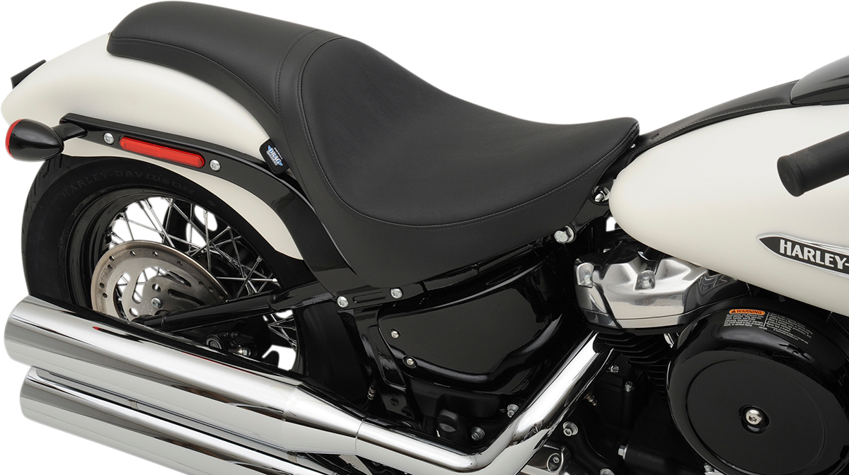DRAG SPECIALTIES SEATS, DRAG SPECIALTIES SEATS Predator Seat for FL/FX 2018-2022 with Solar Leather Finish, Part #0802-1153