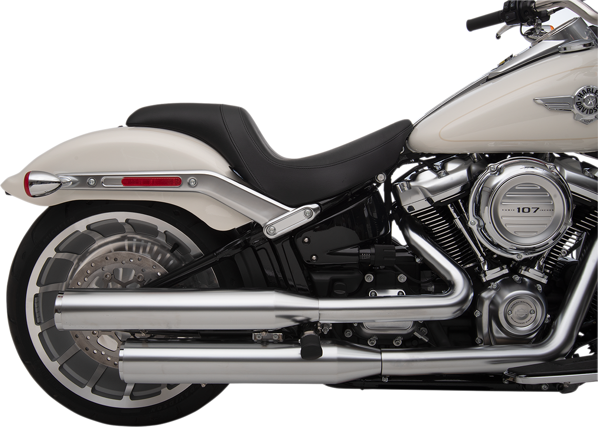 DRAG SPECIALTIES SEATS, Drag Specialties Seats Predator Seat for Harley FL/FX 2018-2025 | Vinyl, Smooth Finish, Part No. 0802-1181