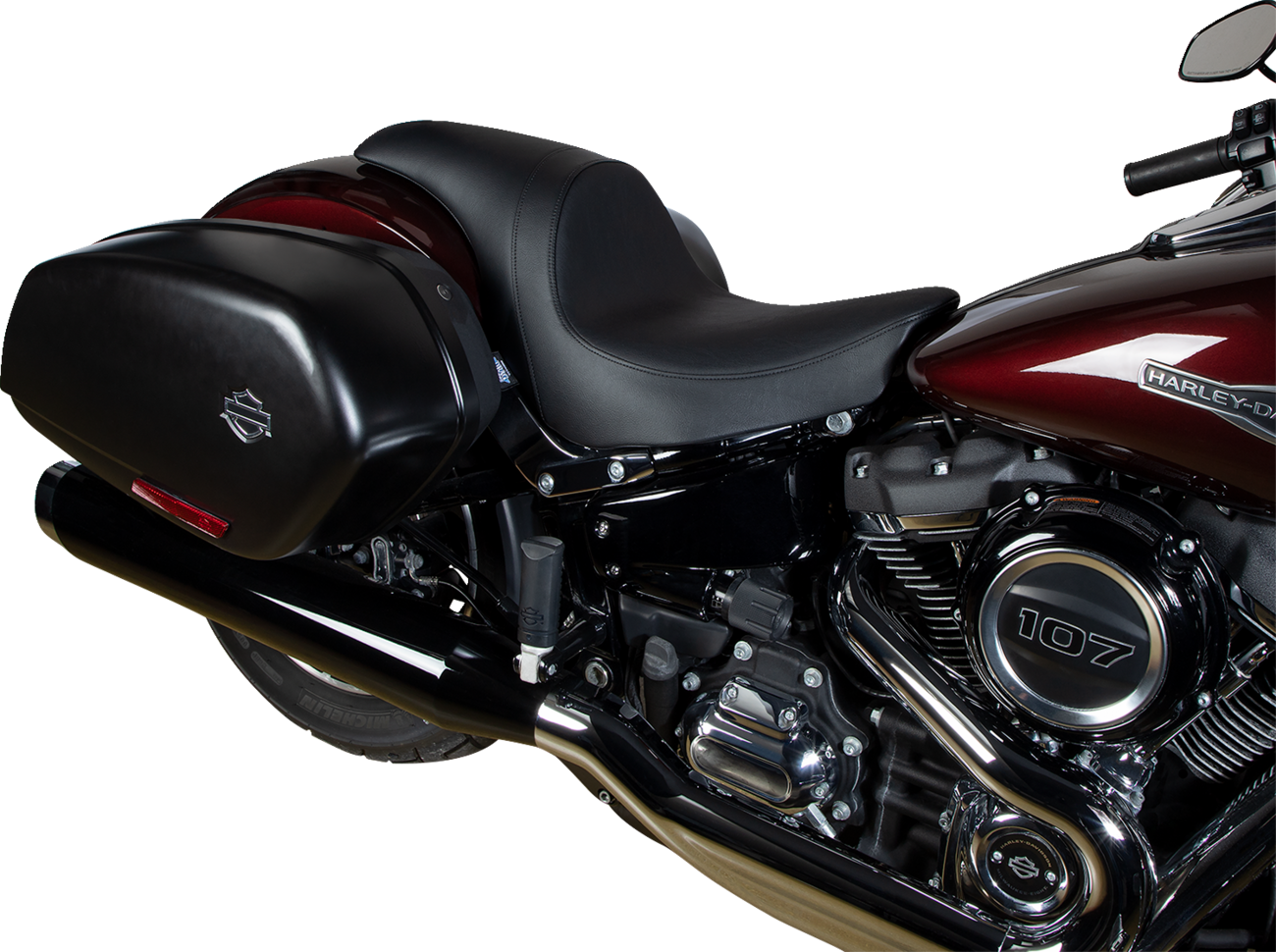 DRAG SPECIALTIES SEATS, DRAG SPECIALTIES SEATS Predator Seat - Smooth Vinyl for FLSB/FXLR 2018-2023, Part #0802-1516