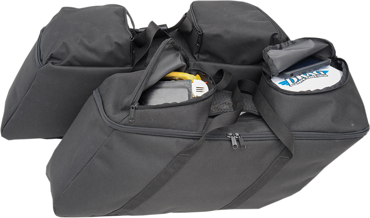 DRAG SPECIALTIES SEATS, Drag Specialties Seats Saddlebag Liners - Black for FL '14-'22 | Part No. 3501-0942