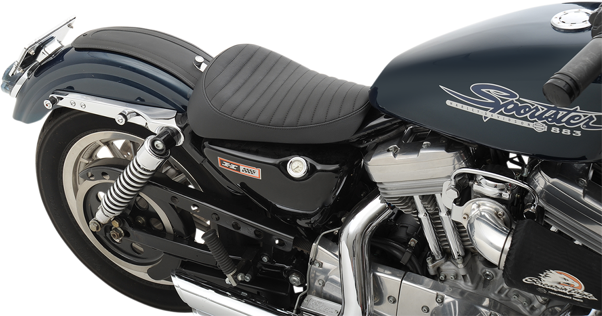 DRAG SPECIALTIES SEATS, Drag Specialties Seats Solo Seat - Classic for Harley-Davidson XL '82-'03 (Part #0804-0615)