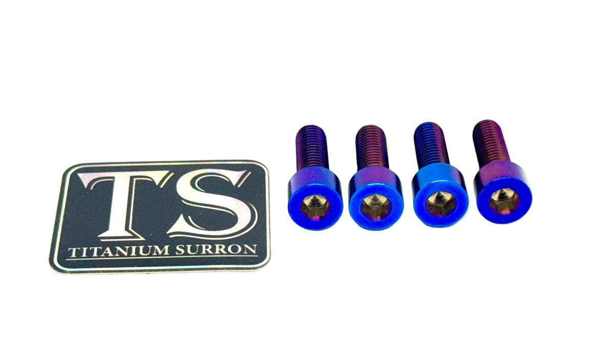 Titanium Stem/ Handlebar Mount Bolts - E-moto