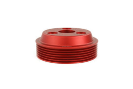 Perrin Lightweight Water Pump Pulley Red WRX 15-21 / Forester 14-18 / Crosstrek 18-20 / Impreza 17-22 | PSP-ENG-111RD