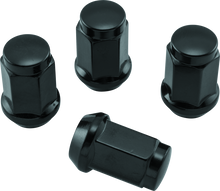 Load image into Gallery viewer, QuadBoss Lug Nuts 12x1.5 - 17mm-Od - Black - Box of 4