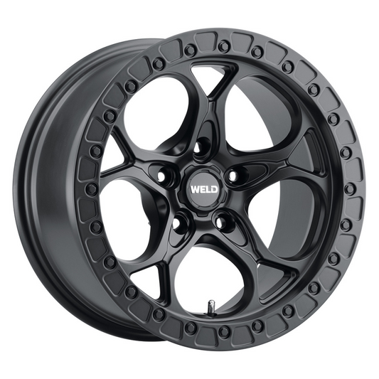 Weld Ledge 20x12 / 5x127 / 4.75 BS / 71.5 HB - Satin Black - Non-BL Wheel