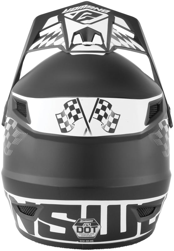 Answer AR1 Sweep Helmet Black/White - Large