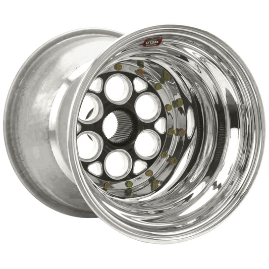 Weld Magnum Sprint 15x14 / 42-Spline / 4 BS - Black Center - Polished Shell - Non-BL Wheel