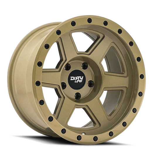 Dirty Life Compound 9315 20x9 / 5x127 BP / -12mm Offset / 78.1mm Hub Desert Sand Wheel