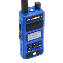 Load image into Gallery viewer, Rugged Radios Rugged R1 - Business Band Two Way Handheld Radio - Digital and Analog Blue