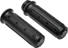 Load image into Gallery viewer, Kuryakyn Heavy Industry Grips Throttle-By-Wire Black