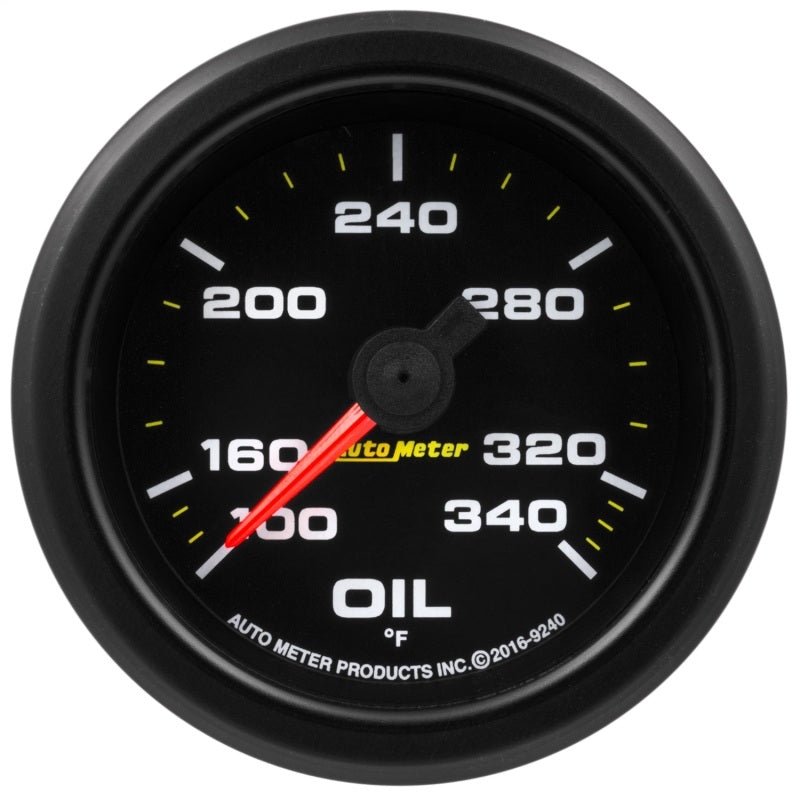 Autometer Extreme Environment 2-1/16in 340 Deg Oil Temp Gauge Stepper Motor w/Peak & Warn