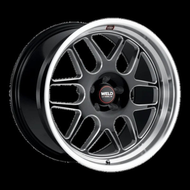 Weld Solana 20x8 / 5x120.65 BP / ET0 / 78.1mm Bore - Gloss Black MIL DIA Wheel