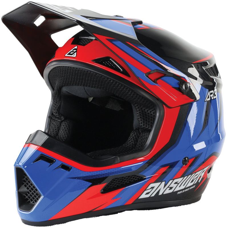 Answer AR3 Fari Helmet Red/White/Blue - Medium