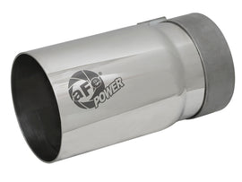 aFe MACH Force-Xp Universal Exhaust Tip 3-1/2 IN Inlet x 4 IN Outlet x 7 IN Polished Right Side Exit