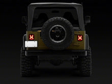 Load image into Gallery viewer, Raxiom 76-06 Jeep CJ7 Wrangler YJ &amp; TJ Gladiator LED Tail Lights- Blk Housing (Smoked Lens)