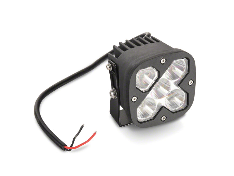 Raxiom 3-In Square High-Powered LED Light Universal (Some Adaptation May Be Required)