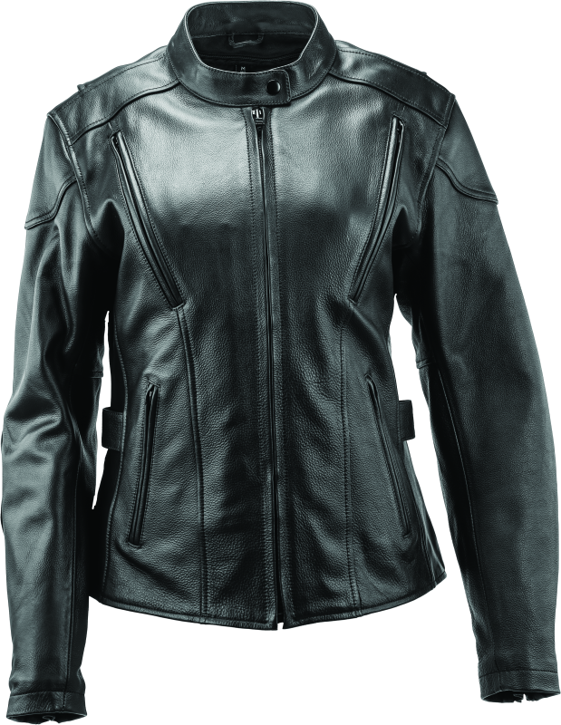 Kuryakyn Leather By River Road Race Leather Jacket Black Womens - XL