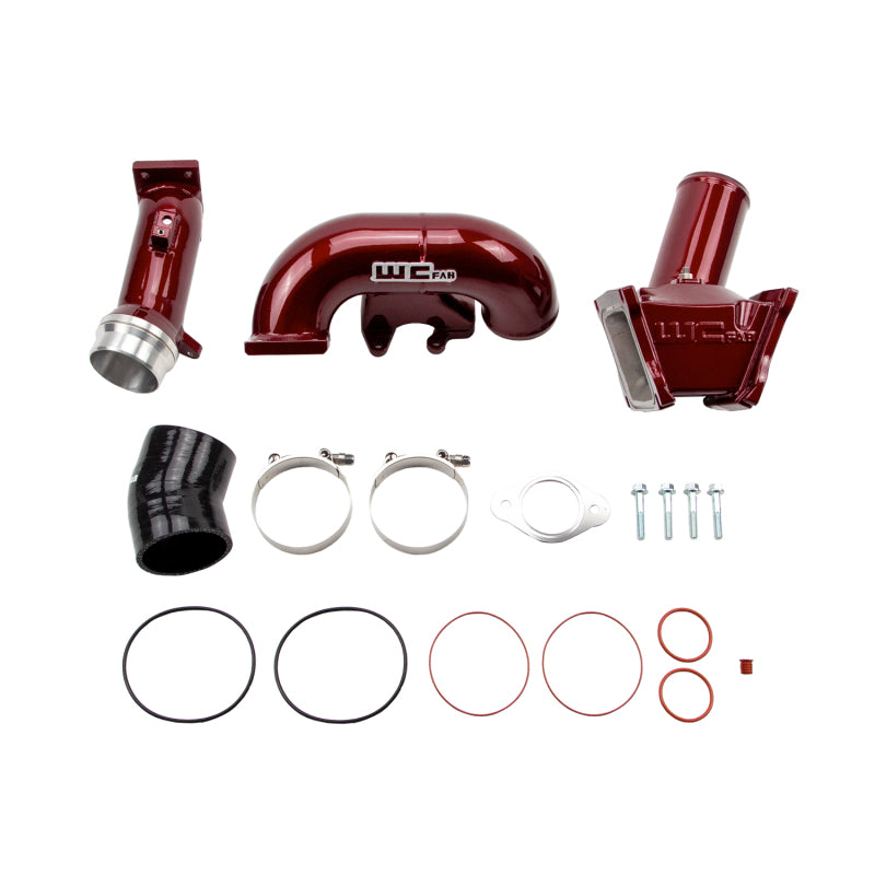 Wehrli 06-07 Chevrolet Duramax LBZ 3in. Y-Bridge Kit - WCFab Red