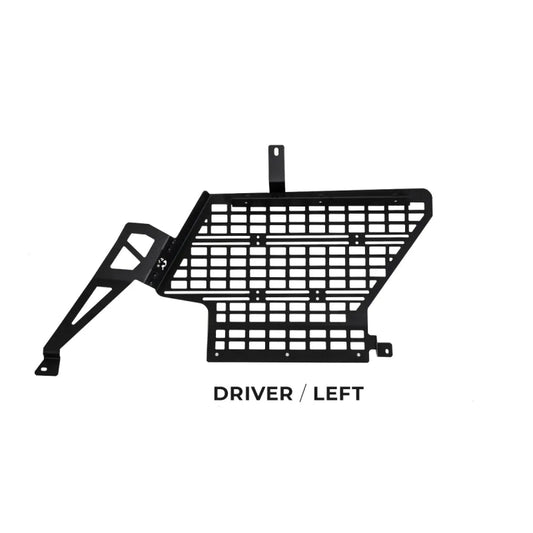 Cali Raised 2025+ Toyota 4Runner Interior Rear Side Window Molle Panel - 2 Row Seating - Driver Side