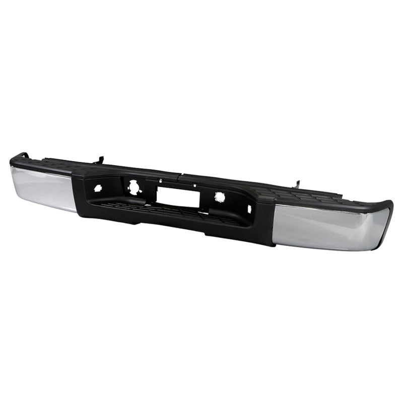xTune 07-13 Chevy Silverado/GMC Sierra 1500 OEM Style Steel Rear Bumper - Chrome RB-CS07-SET-C