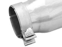 Load image into Gallery viewer, aFe MACH Force-Xp Universal Exhaust Tip 3-1/2Inlet x 4-1/2IN Outlet x 12IN L Polished Left Side Exit