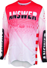 Load image into Gallery viewer, Answer A22.5 Elite Rev Jersey White/Red Youth - Small