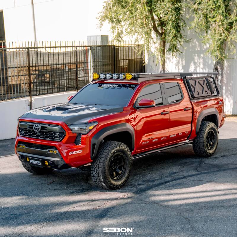 Seibon 2024 Toyota Tacoma TS-Style Carbon Fiber Hood