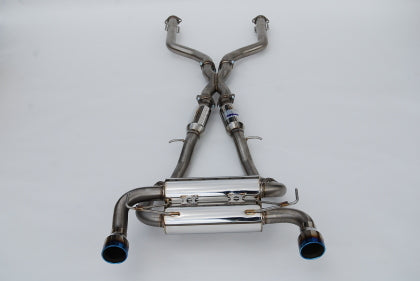 Invidia [2022+ Nissan Z] 70mm Gemini Cat Back Exhaust - Rolled TI Tips | HS22N4Z7GM1RTL