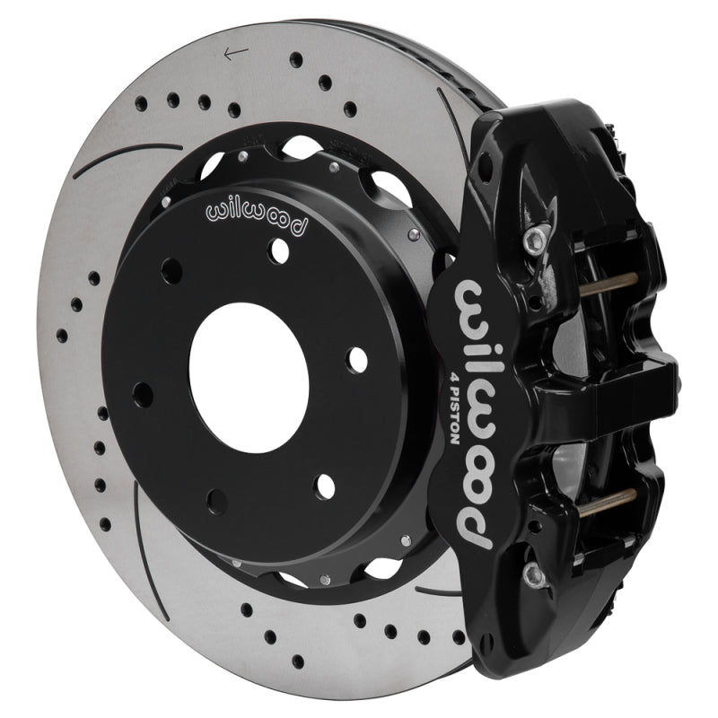 Wilwood kit rear DISC/DRUM AERO4 big ford new style 2.50 offset 14.00 rotor 6 lug SRP