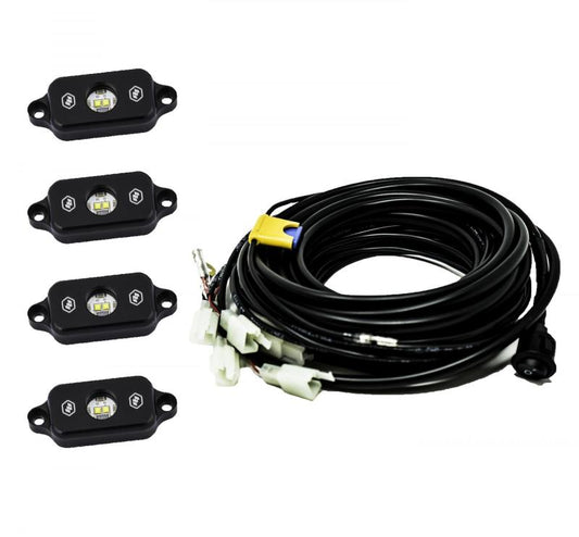Baja Designs LED Rock Light Kit - Red