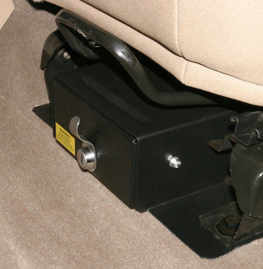 Tuffy Jeep Wrangler Underseat Drawer Flip Seat W/ Keyed Lock