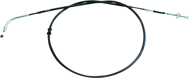 QuadBoss 08-09 Suzuki LT-A400 KingQuad 2x4 Rear Hand Brake Cable, featuring a durable black PVC exterior and high-quality metal components for reliable performance.