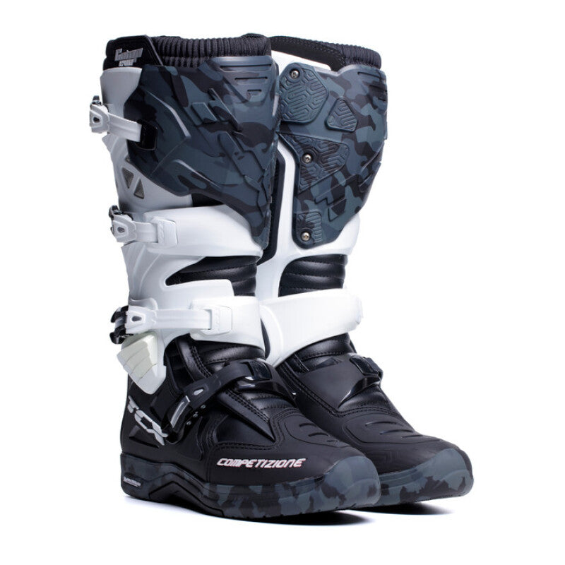 TCX Comp Evo 2 Michelin Boot Black/White/Camo Size - 48