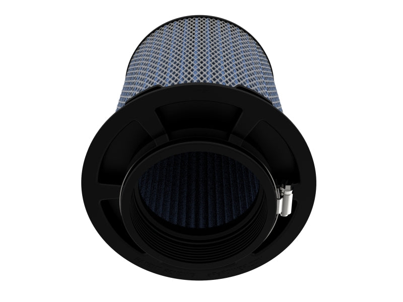 aFe Magnum Flow Pro 5R Air Filter 4in. Flange ID x 6-1/2in. Base x 6-1/2in. Top x 8 in. Height