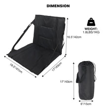 Load image into Gallery viewer, Folding Stadium Seat Cushion for Bleachers
