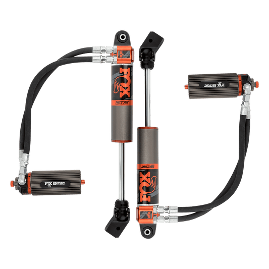 FOX 3.0 Remote Reservoir Front Shocks Adjustable | Factory Race Series Internal Bypass | 3.5-4.5 Lift | Gladiator JT