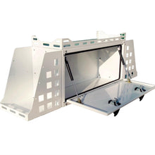 Load image into Gallery viewer, Dirtbox Overland Front Storage Box in white, showcasing its durable T5 aluminum construction and spacious interior, ideal for outdoor gear organization.