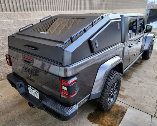 GAIA Jeep Gladiator Camper Shell - Shadow Top Fastback Truck Cap