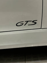 Load image into Gallery viewer, &quot;GTS&quot; Door Vinyl Logo Emblems for Porsche Vehicles (Boxter, Cayman, 911, Macan, Cayenne, Panamera)