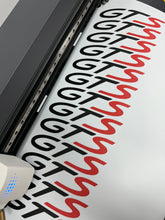 Load image into Gallery viewer, &quot;GTS&quot; Door Vinyl Logo Emblems for Porsche Vehicles (Boxter, Cayman, 911, Macan, Cayenne, Panamera)