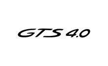 Load image into Gallery viewer, &quot;GTS&quot; Door Vinyl Logo Emblems for Porsche Vehicles (Boxter, Cayman, 911, Macan, Cayenne, Panamera)