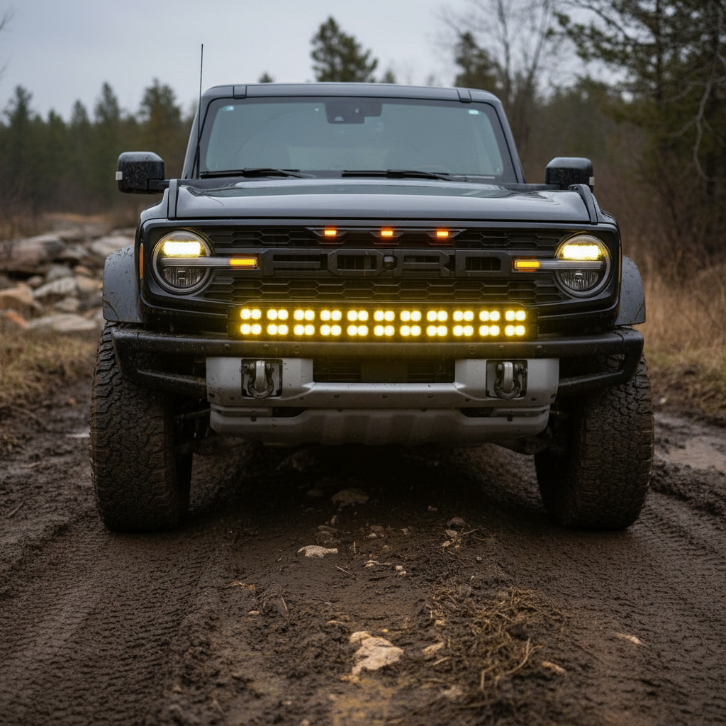 2022+ Ford Bronco Raptor Double Stacked Light Bars