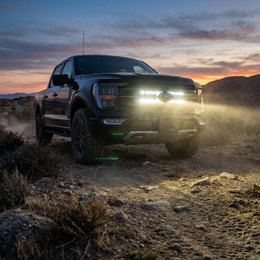 2021-23 Ford F150 Tremor Dual 30s Light Bars