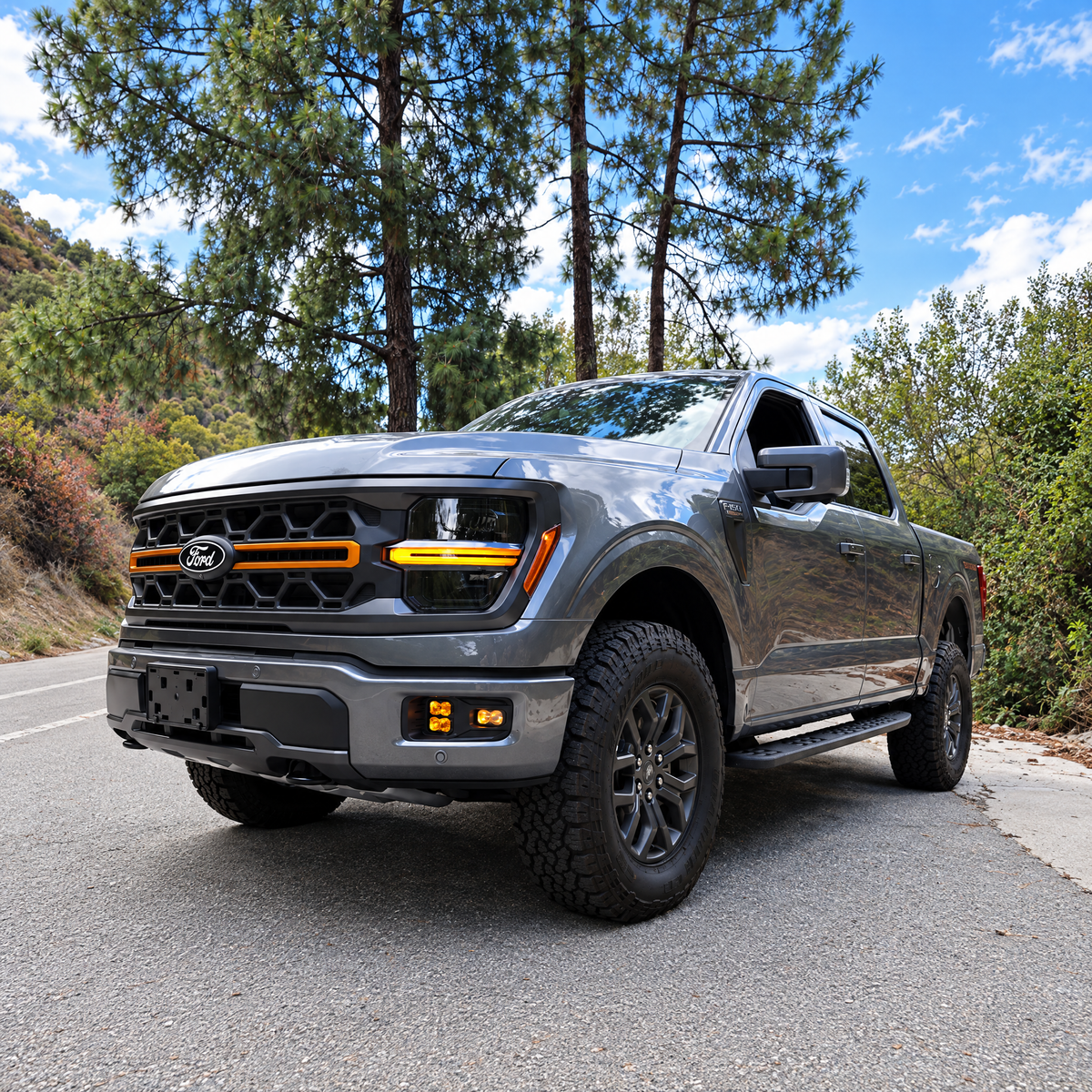 2024+ Ford F150 Tremor Standard Bumper Fog Light Kit